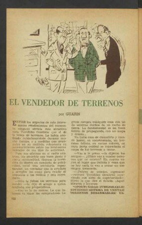 El vendedor de terrenos