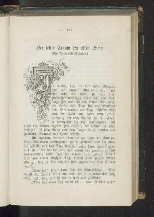 Der letzte Traum der alten Eiche. (Ein Weihnachts=Märchen.)