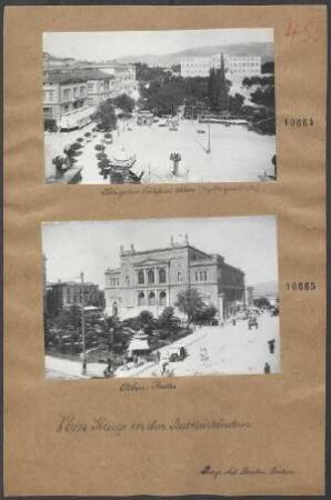 Vom Kriege in den Balkanländern: Athen: Theater