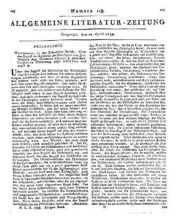 [Grohmann, J. C. A.]: Abhandlungen über einige der wichtigsten philosophischen Gegenstände. Leipzig: Höfer 1797