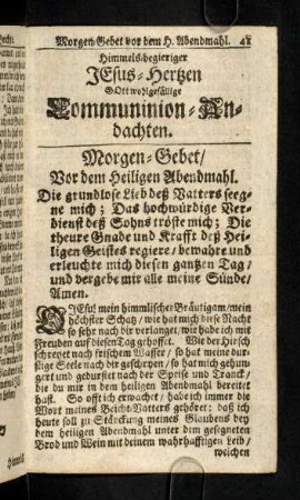41-74, Gott gefaellige Communion-Andacht