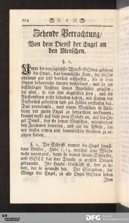 Zehende Betrachtung.