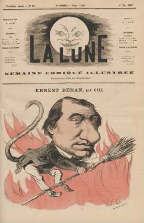 Ernest Renan, par Gill