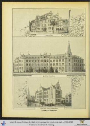 Illustration: Freiburger Neubauten.