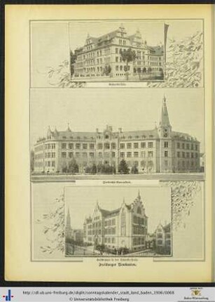 Illustration: Freiburger Neubauten.