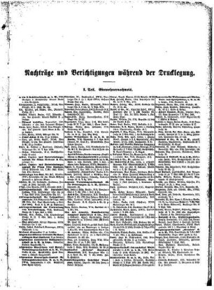 Nachträge und Berichtigungen während der Drucklegung