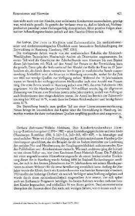 Gabrys, Ilse :: Die Frau in Medizin und Zahnmedizin, ein medizinhistorischer und medizinsoziologischer Überblick unter besonderer Berücksichtigung der Entwicklung in Hamburg : Hamburg, 1987