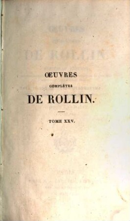 Oeuvres complètes de Rollin, 25. Histoire Romaine ; 9