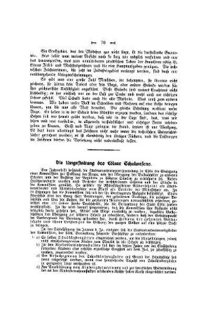 Die Umgestaltung des Cölner Schulwesens