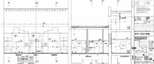 Stuttgart Hbf: Neuplanung eines Restaurants/ DSG - Detailschnitt 5' - 5' Empfangsgeb. Restaurant