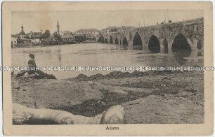 Die römische Brücke über den Seyhan in Adana