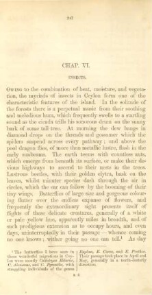 Chap. VI. Insects
