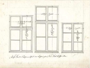 Speeth, Peter; Bauteile und Ornamente - Fenster (Ansichten)