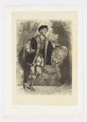 Bildnis Fernand (des Theaters Montparnasse, Paris)