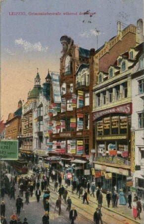 Leipzig: Grimmaischestraße während der Messe