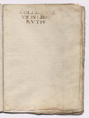 [Theodor Bibliander: Interpretatio libri Ruth]