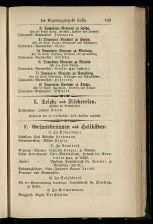 Teiche und Fischereien