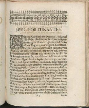 Jesu Fortunante!