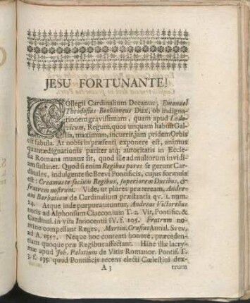 Jesu Fortunante!