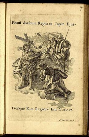 Posuit diadema Regni in Capite Ejus-...