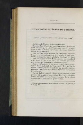 Voyage dans l'interieur de l'Afrique.