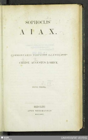 Sophoclis Aiax