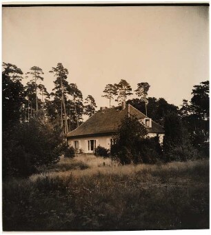 Garten von Bülow, Waren/Müritz: Rückwärtiger Garten mit Haus