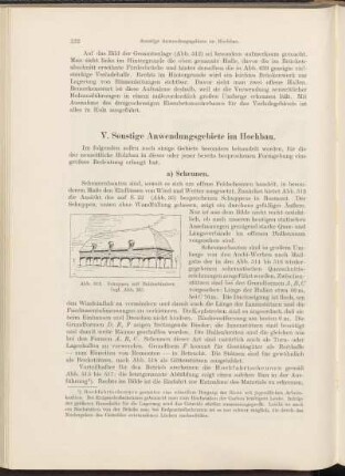 V. Sonstige Anwendungsgebiete im Hochbau.