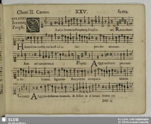 XXV. Oratio Jeremiae prophetae