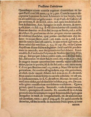 Tractatus Remissorius Alphabeticus cantelarum juris