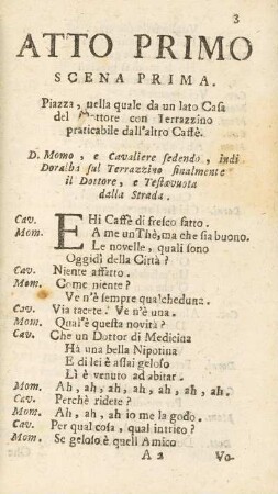 Atto Primo