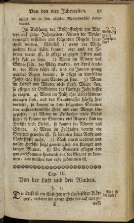 Cap. III. Von der Luft und den Winden.