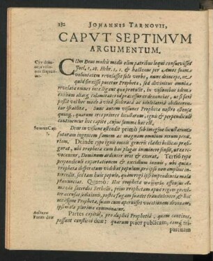 Caput Septimum. Argumentum.