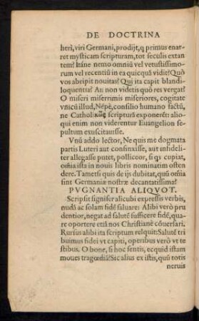 Pugnantia Aliquot.