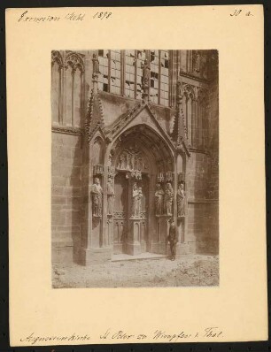 Exkursion Hehl 1898: Augustinerkirche St. Peter zu Wimpfen im Thal