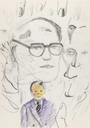 Portrait-Studie mit Brille