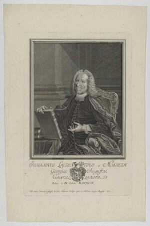 Bildnis des Johannes Laurentius a Mosheim