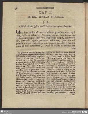Cap. II. De Ipsa Edictali Citatione