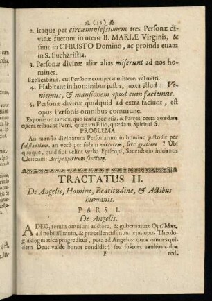 33-60, Tractatus II