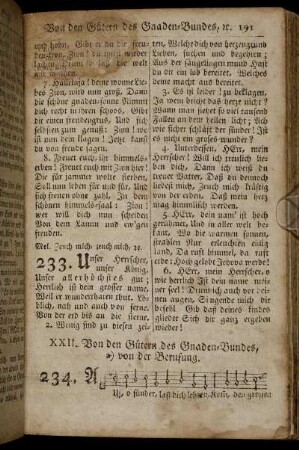 XXII. Von den Gütern des Gnaden-Bundes.