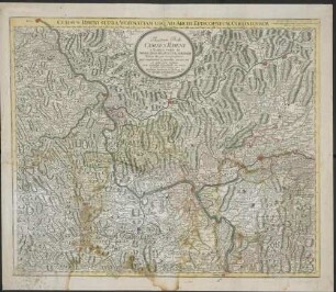 Theatrum Belli Cursus Rheni À Basilea Usque Ad Archi Episcopatum Coloniensem Tribus Mappis Geographicis : quae conglutinari et separatim quoque emi et usur pari possunt