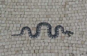 Ludwig-Maximilians-Universität — Erweiterungsbau — Lichthof — Fußbodenmosaik