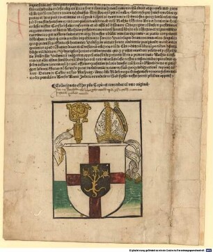 Consensus ut Matthias impressoria arte bene peritus libros horarum canonicarum a se confectos per diocesim Constantiensem venales exponere valeat. Meersburg, 1493.03.30.