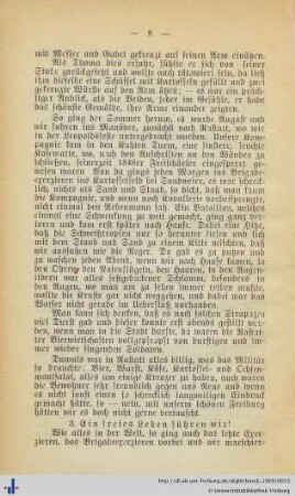 3. Ein freies Leben führen wir!
