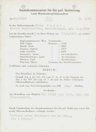 Hecht, Franz