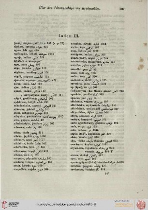 Index III