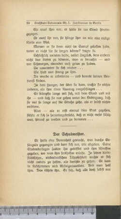 Der Schulmeister