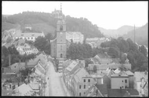 Waldheim. Blick vom Rathausturm auf Waldheim