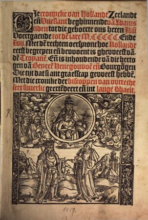 Chronyk van Hollandt, Zeelandt enn Vrieslandt