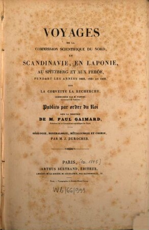 Géologie, minéralogie, métallurgie et chimie